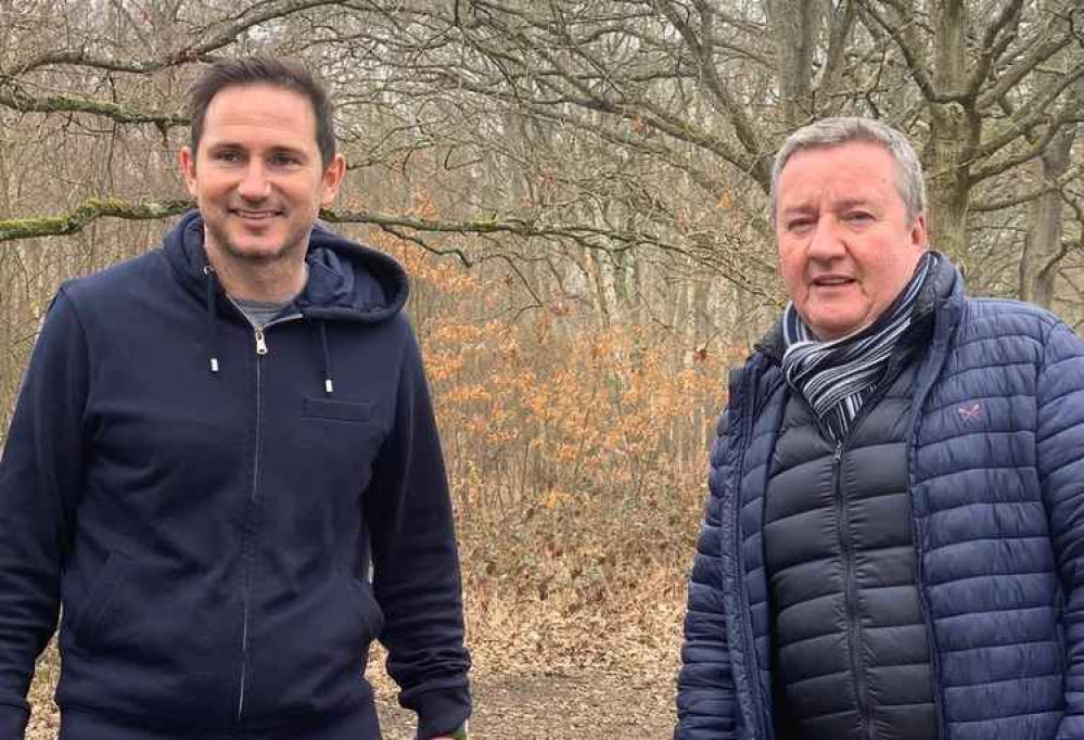 Frank Lampard and James (Jimmy) Crowe in Wimbledon Common