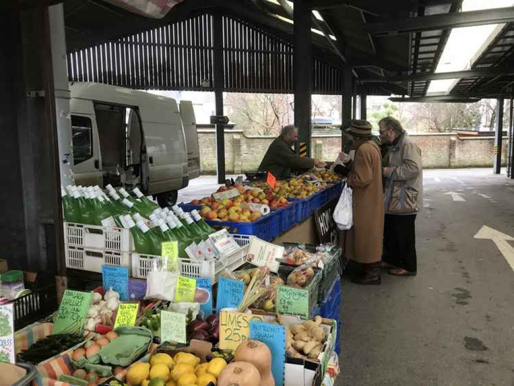 The Wednesday market in Dorchester