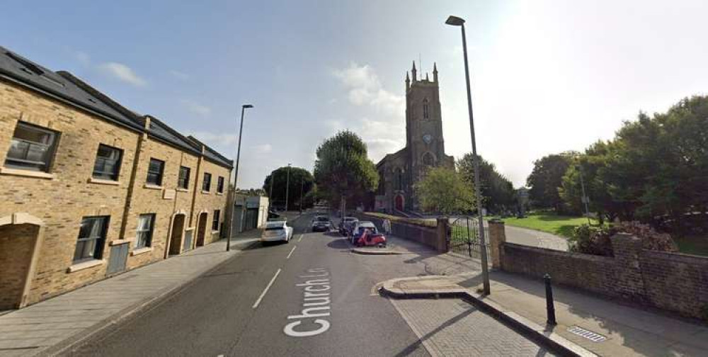 The reported incident occurred on Church Lane, Tooting