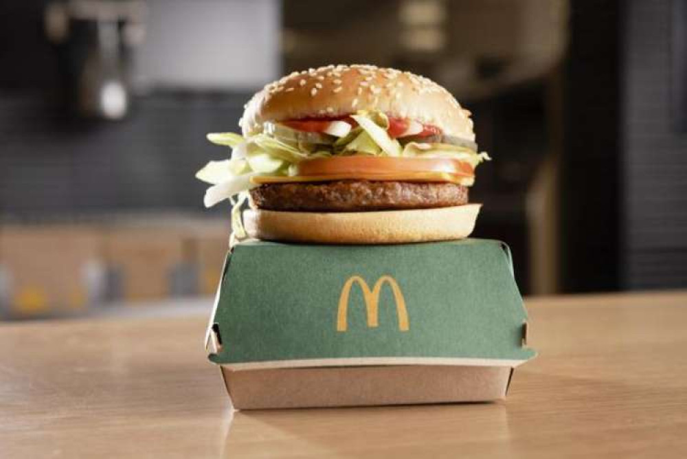 McDonald's has spent three years developing The McPlant vegan burger (Image: McDonald's)