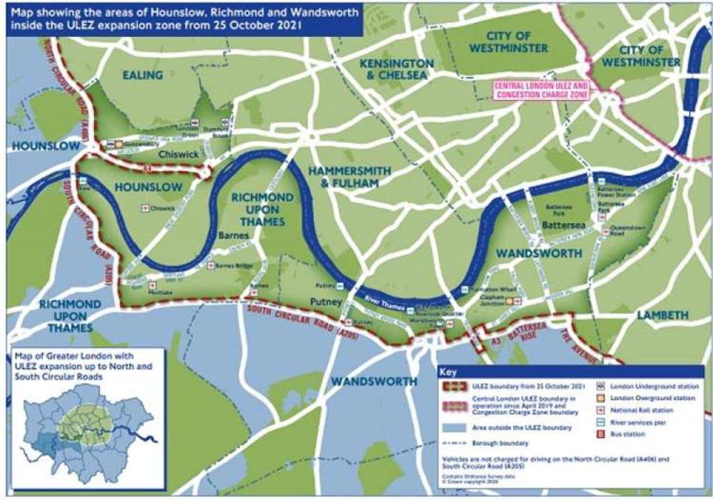 The Ultra Low Emission Zone was designed to help clean up London's air (Image: Wandsworth Council)