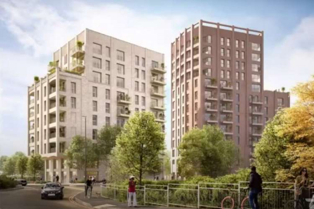 The new block which could appear in Colliers Wood