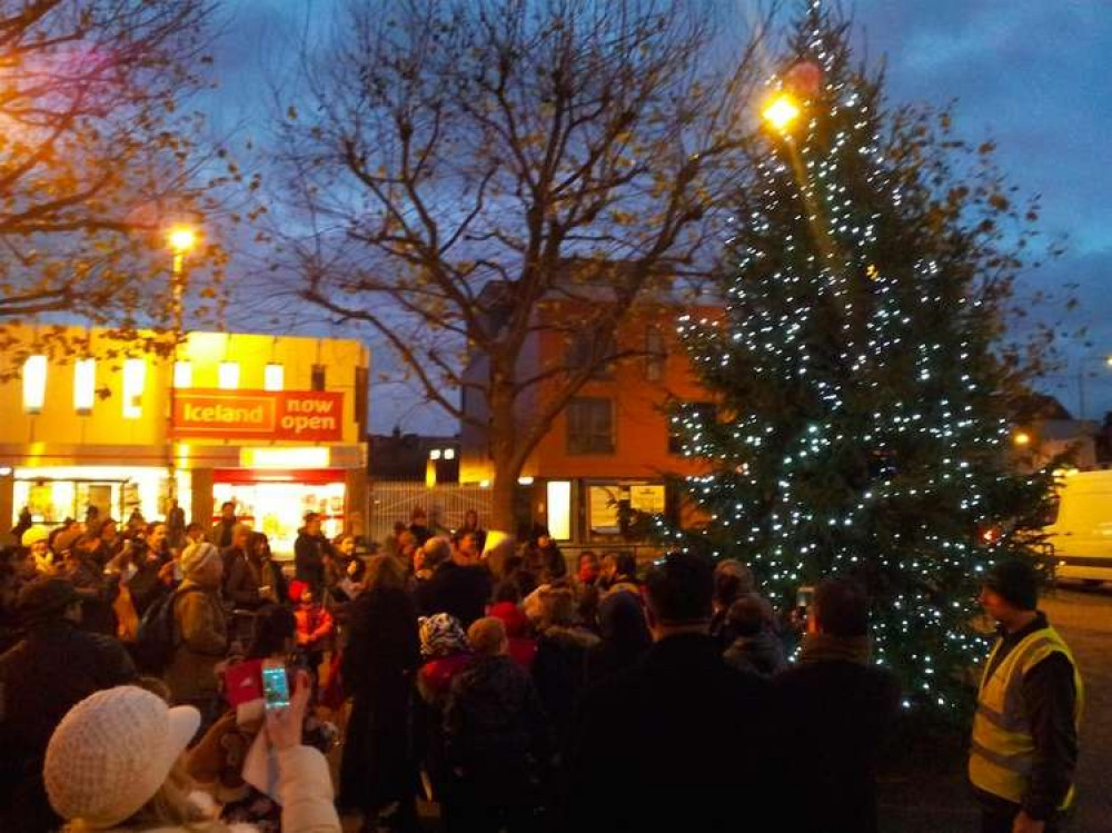 The Tooting Christmas tree from 2014 (Image: Brian Albuquerque)