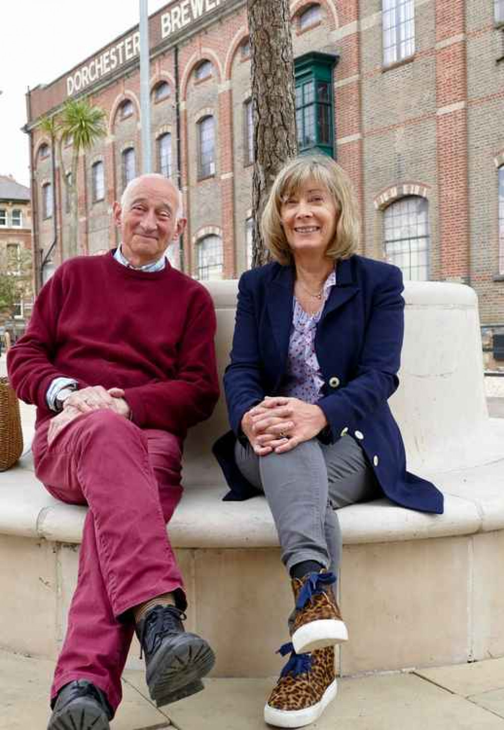 Dorchester Literary Festival directors, Paul Atterbury and Janet Gleeson