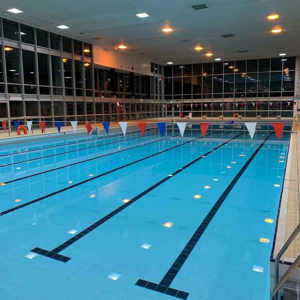 The indoor swimming pool at Pools on the Park