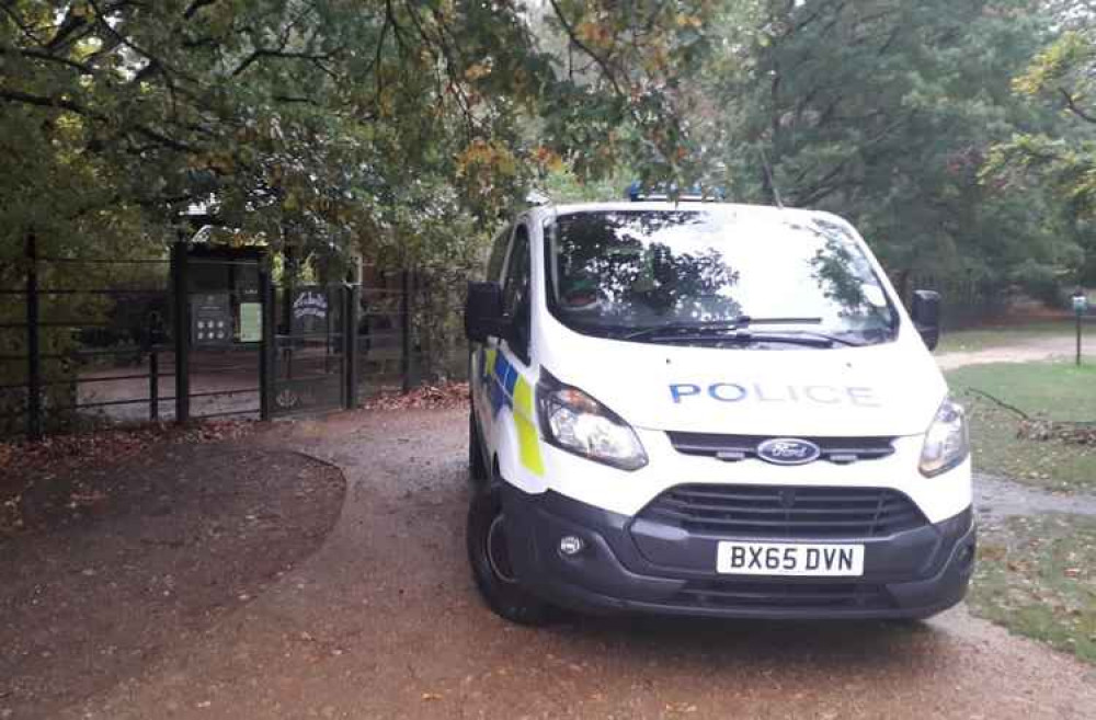 Police arrested a man in the Isabella Plantation in Richmond Park this week Police arrested a man in the Isabella Plantation in Richmond Park this week