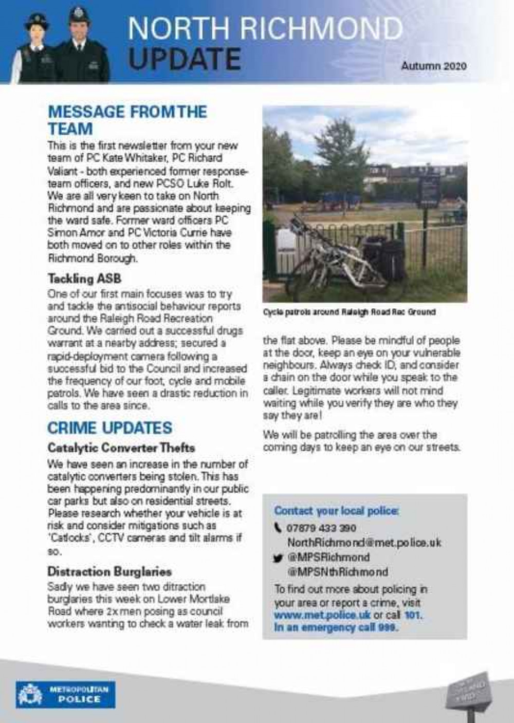 Police newsletter Police newsletter