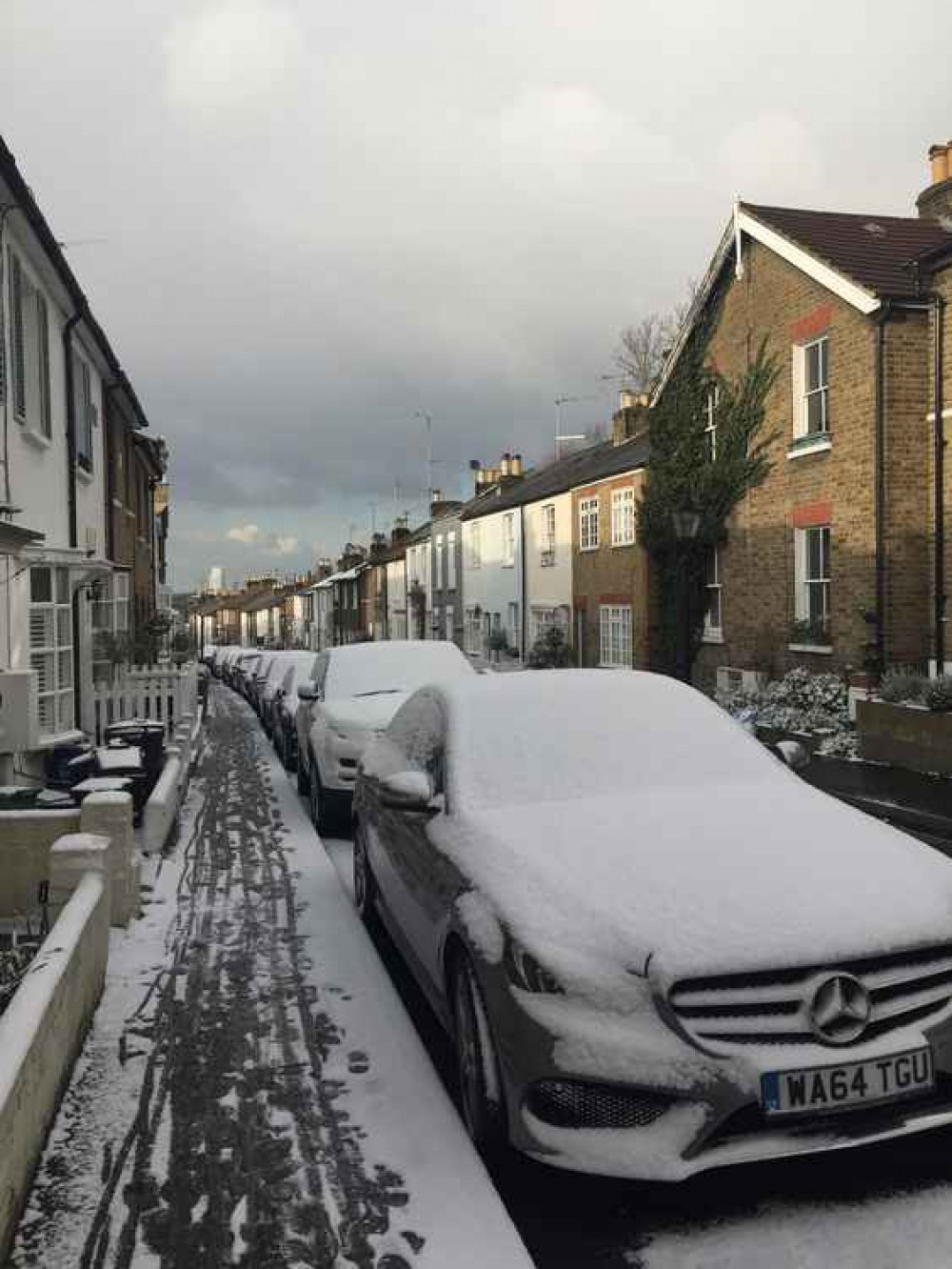 Cars on The Alberts get a covering Cars on The Alberts get a covering