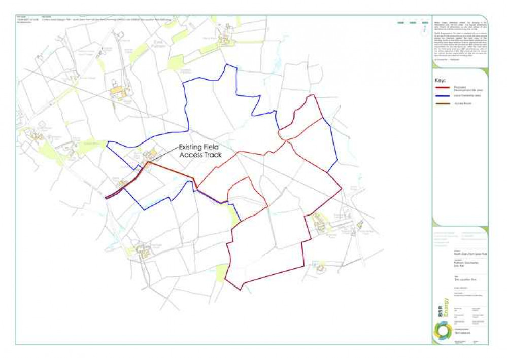 Solar farm site location