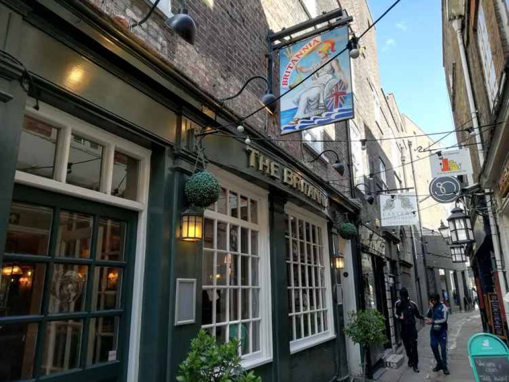 Britannia in Brewers Lane Britannia in Brewers Lane