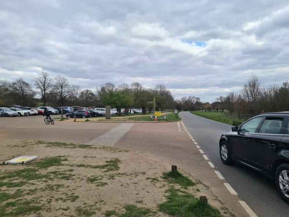 The collision happened near the cafe at Roehampton