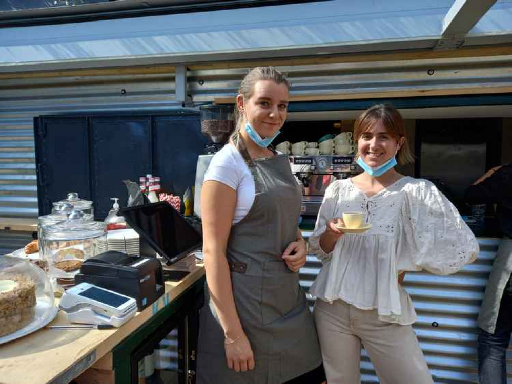 Maria (Manager) and Alex were doing a great job in the new site (Image: Jessica Broadbent) Maria (Manager) and Alex were doing a great job in the new site (Image: Jessica Broadbent)
