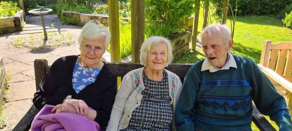 Residents enjoy Cheriton's glorious gardens