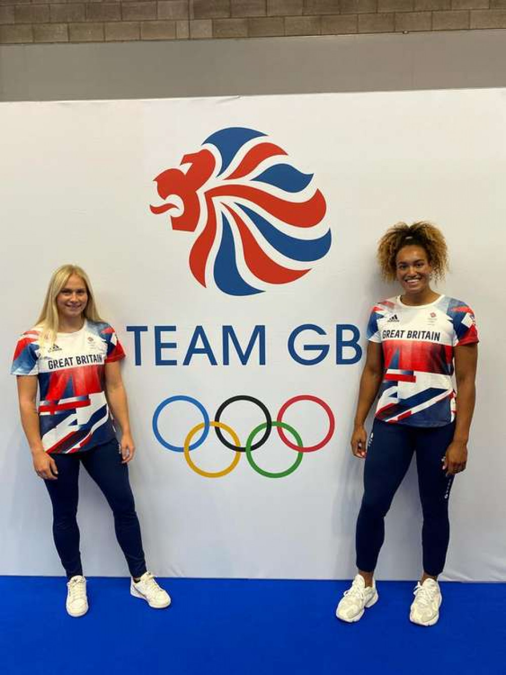 Emma Uren and Celia Quansah – Credit Team GB. Emma Uren and Celia Quansah – Credit Team GB.
