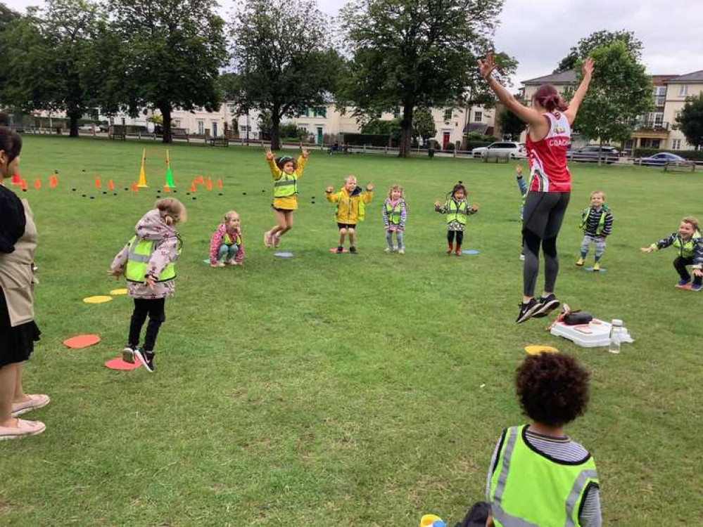 Mini Athletics classes introduce children to the basics of athletic movement