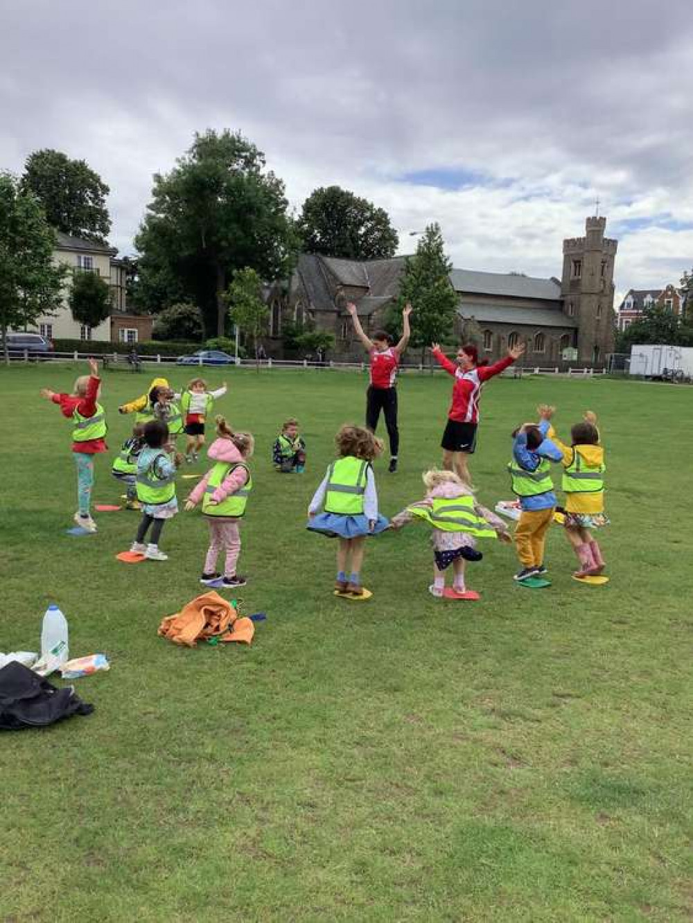 Mini Athletics in action with Twickenham Green Nursery (Image: Mini Athletics)