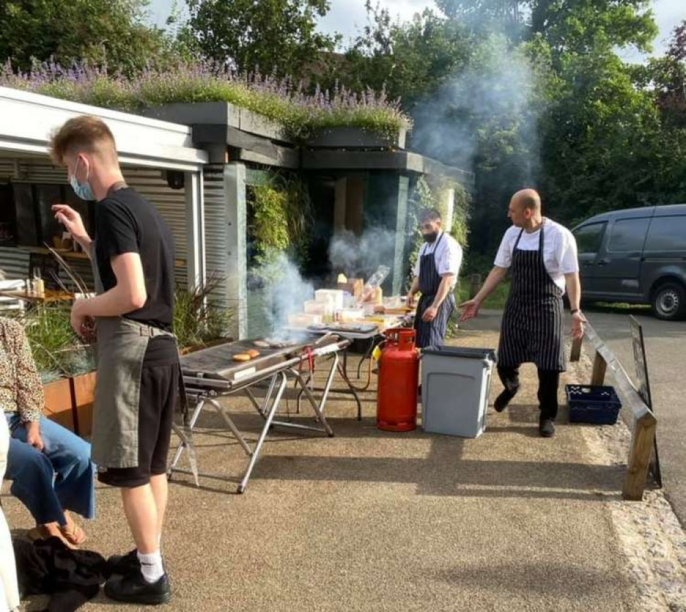 Local resident Rick went down to check out the first BBQ last Friday (Image: Rick Cornwall)