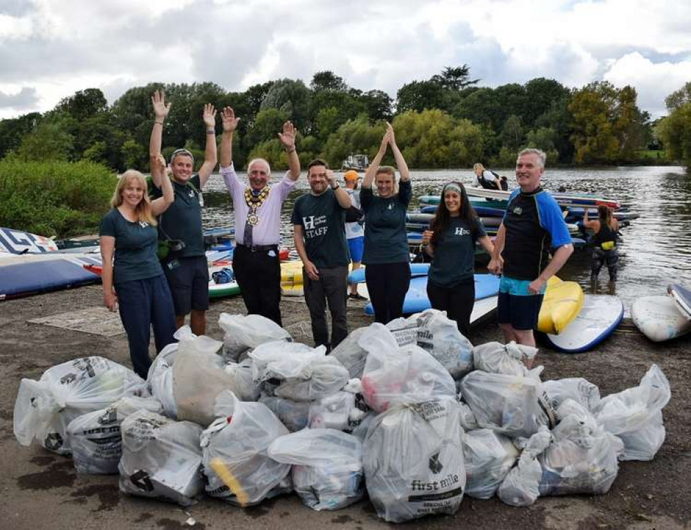 Plenty of bags were filled to the brim with plastic. Credit: BeRichmond.