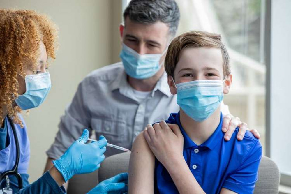 Children aged 12-15 are being urged to get a Covid vaccination over the half-term. Children aged 12-15 are being urged to get a Covid vaccination over the half-term.
