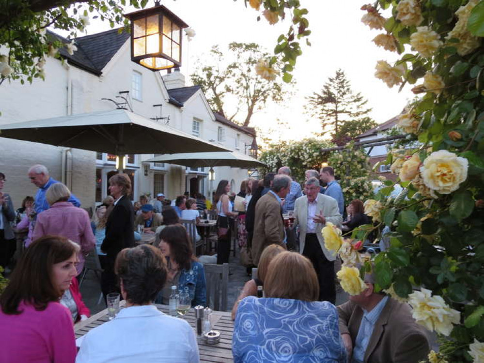 The garden is very popular among locals.