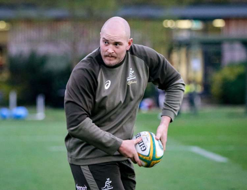 Australia prop Ollie Hoskins, who plays for London Irish  (Image: Andrew Phan/Wallabies Media)