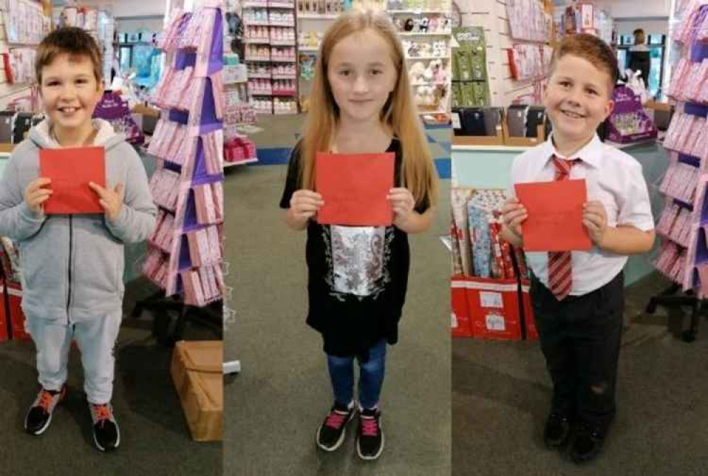 Malachi, Charlotte and Joshua, this year's winners. Pictures: Ali Aitchison