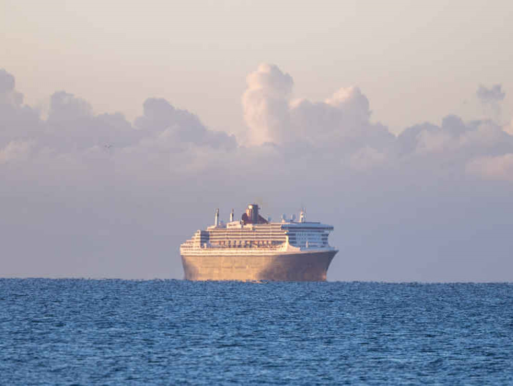 The cruise ships have become a familiar site for Dawlish residents. Picture: Neil Salter