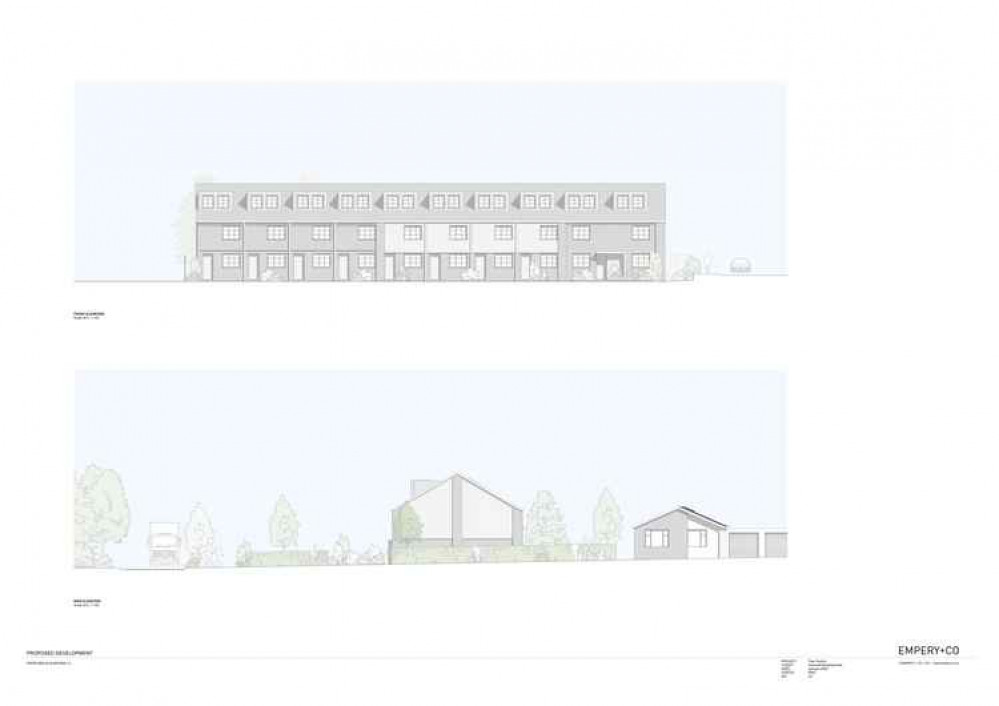 How the proposed new homes in St George's Road may look, courtesy of Grennall Ltd/Empery & Co