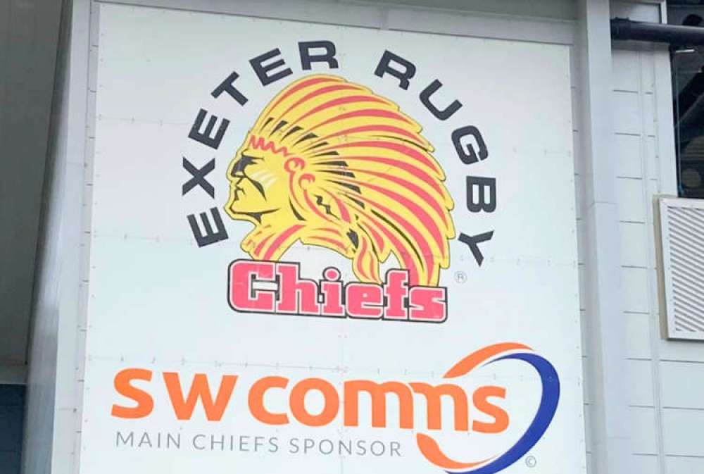 Exeter Chiefs logo at Sandy Park (Nub News, Will Goddard) Exeter Chiefs logo at Sandy Park (Nub News, Will Goddard)