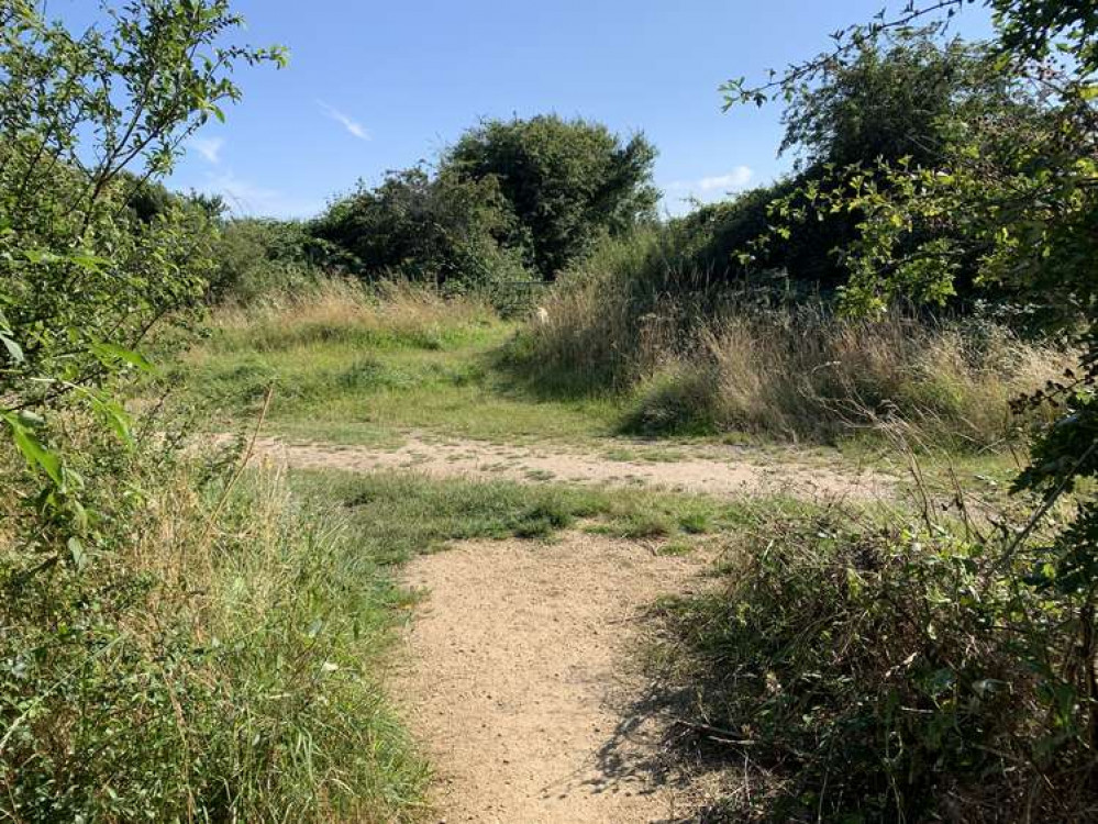 Where the path comes to a crossroads, turn left Where the path comes to a crossroads, turn left