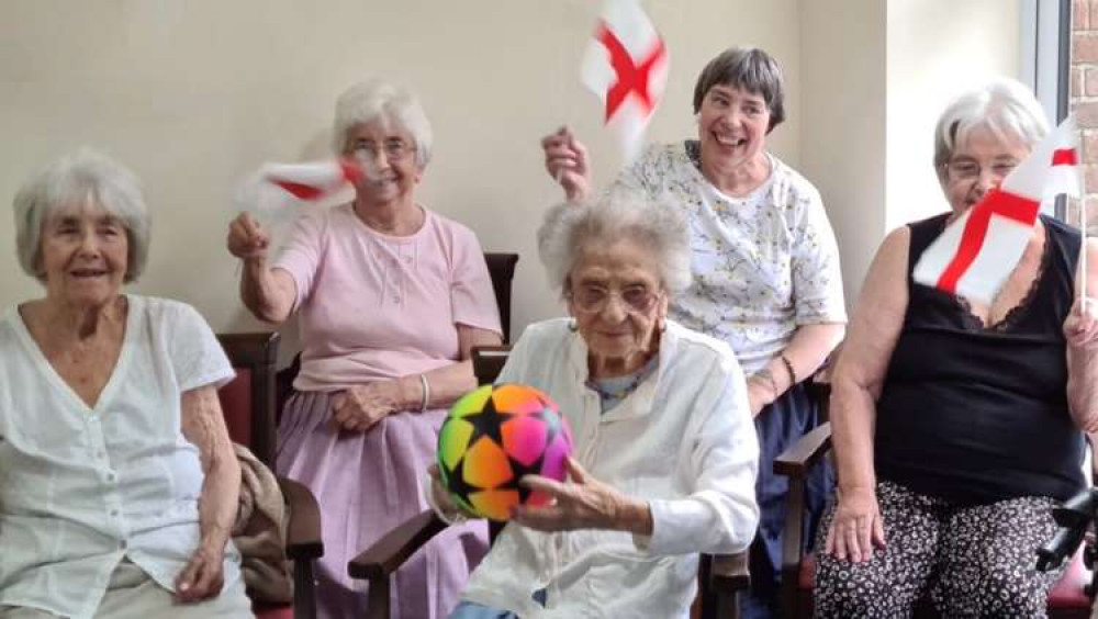 Residents enjoy summer at Dorchester's Cheriton Care Home