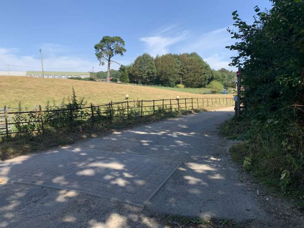 Take the bridleway on the right after the visitors centre