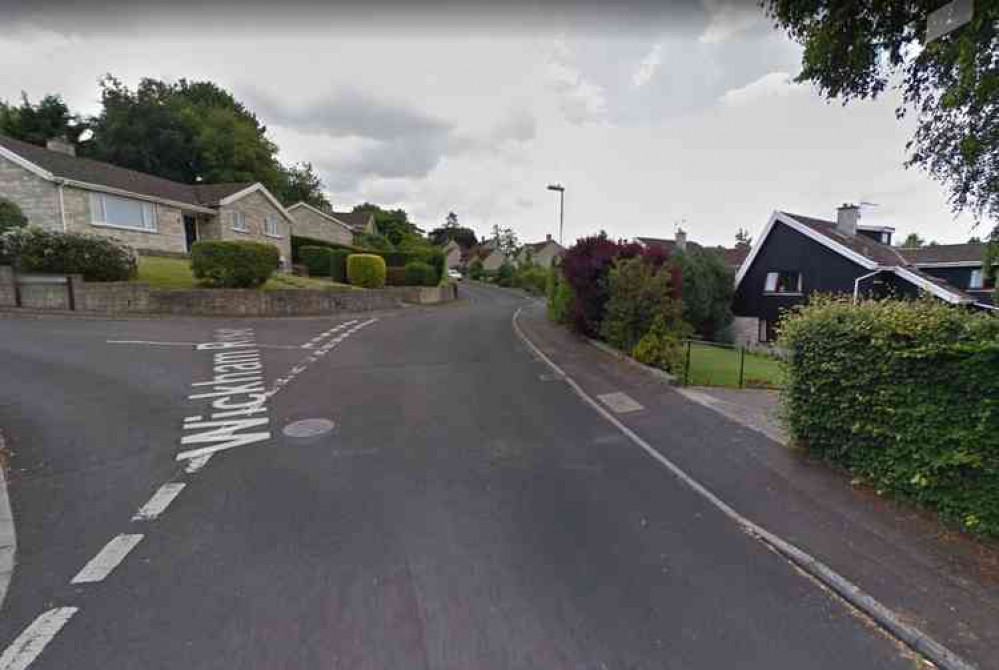 The incident happened in Wickham Rise, Frome (Photo: Google Street View)