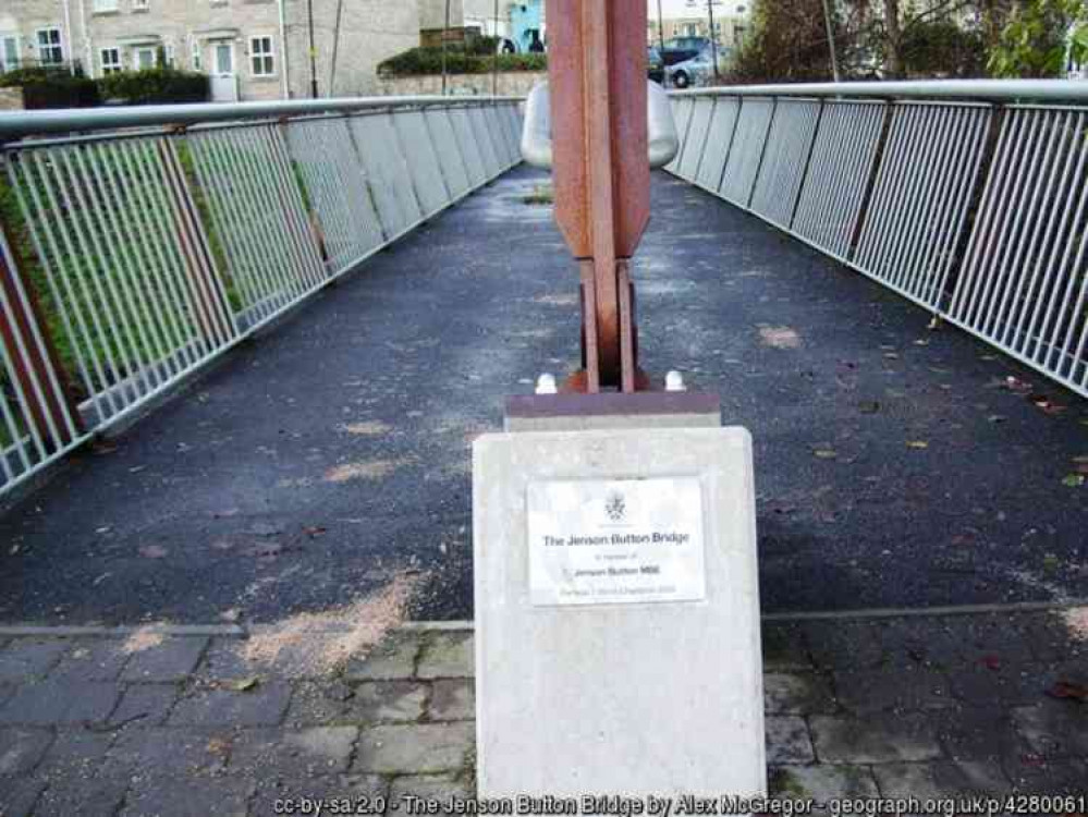 The Jenson Button Bridge - see today's events