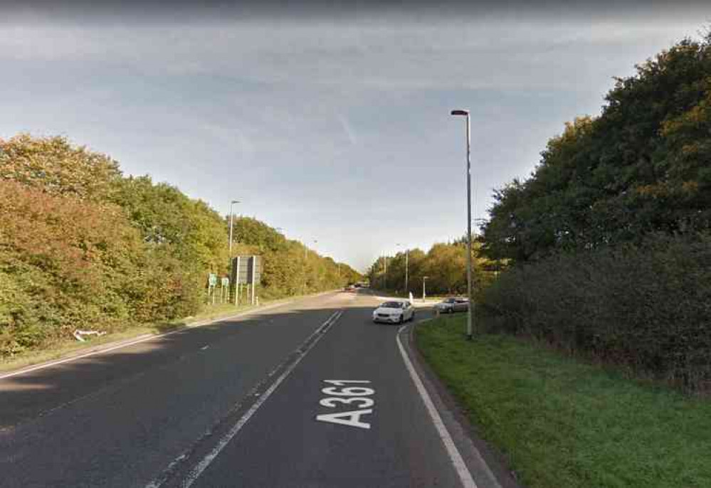 There will be roadworks this week at the junction of the A361 and the A362 (Photo: Google Street View)