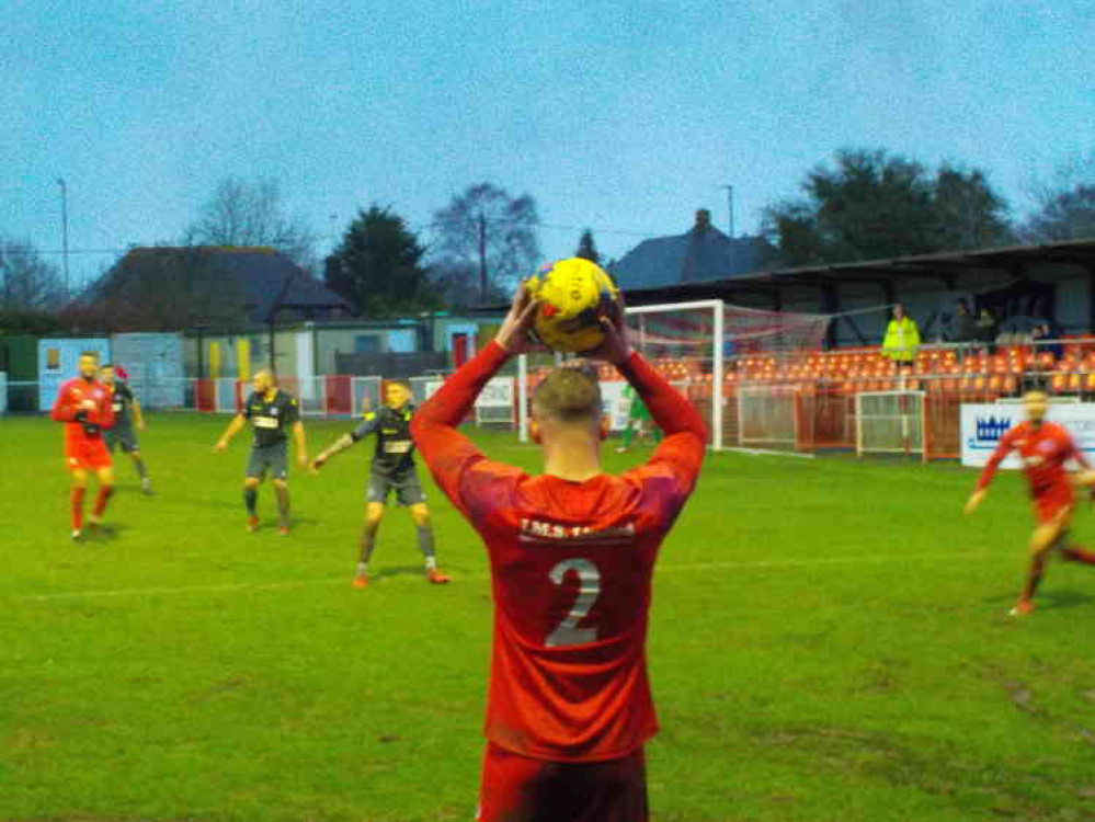 When the rain eased there was some great play by The Robins