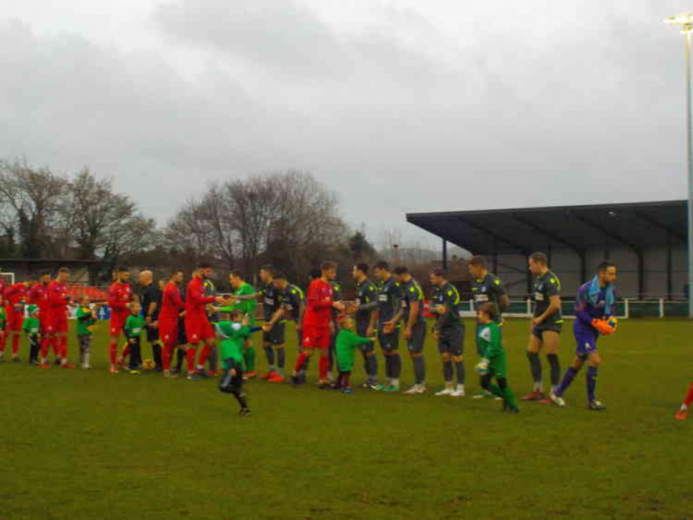 Storm clouds were gathering even as the formal handshakes happened against Thatcham Town