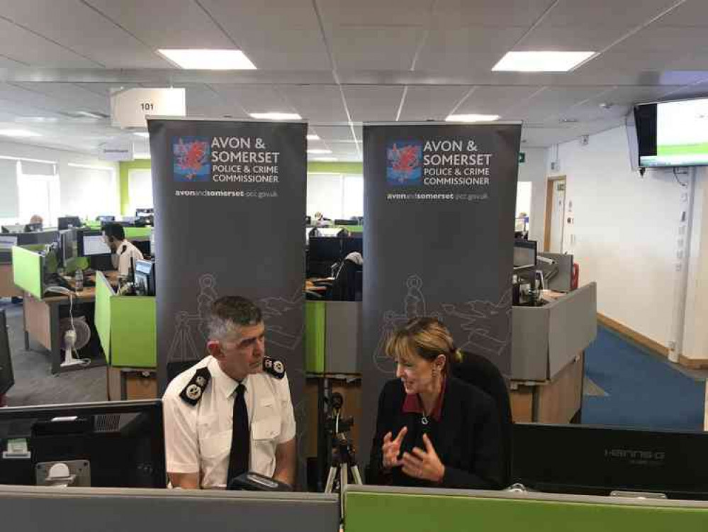 PCC Sue Mountstevens and Chief Constable Andy Marsh