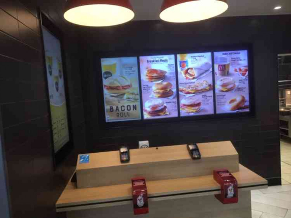 The new look Frome McDonalds has only just re-opened