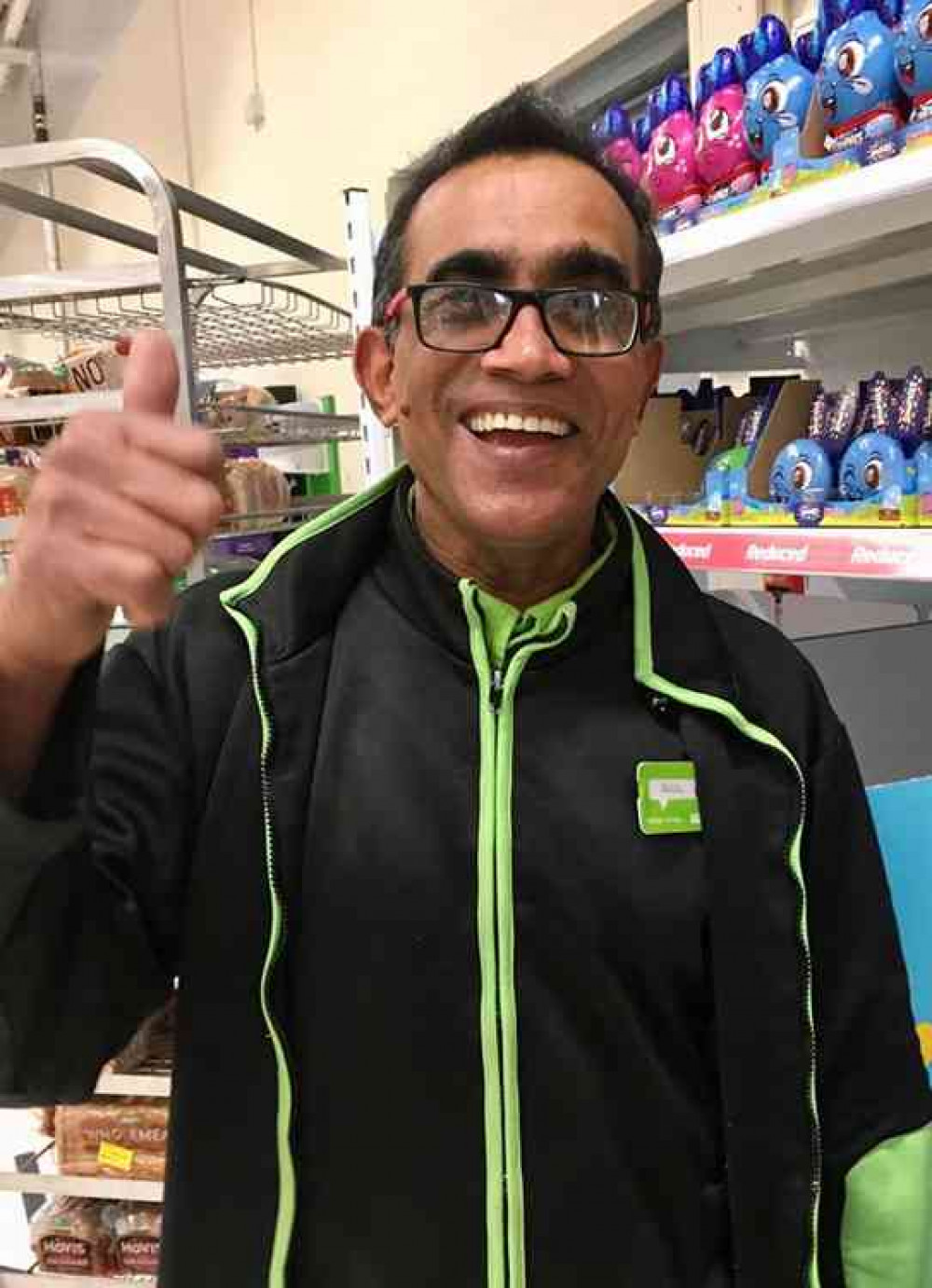 Always with a smile - Saibu from the store