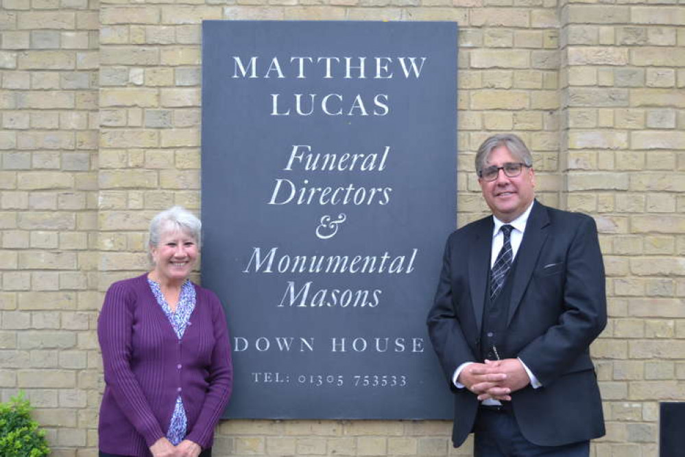 Matthew Lucas and Sue Seal of Matthew Lucas Funeral Directors