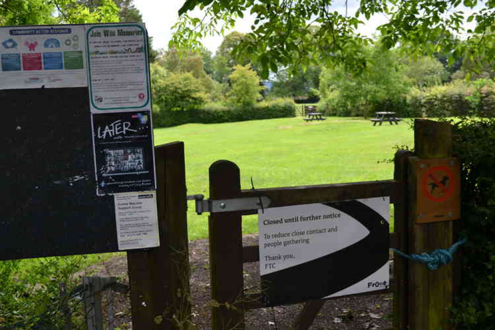 The play area has been locked off - today (July 1)