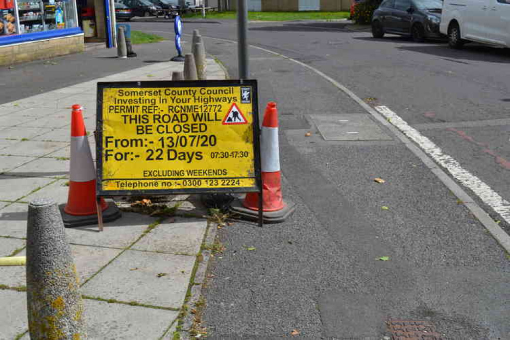 Welshmill Lane will be closed from next Monday