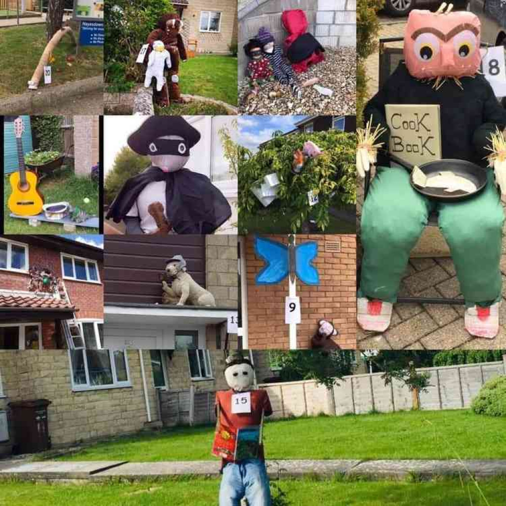 Last year's Hayesdown First School PTA scarecrow trail Last year's Hayesdown First School PTA scarecrow trail