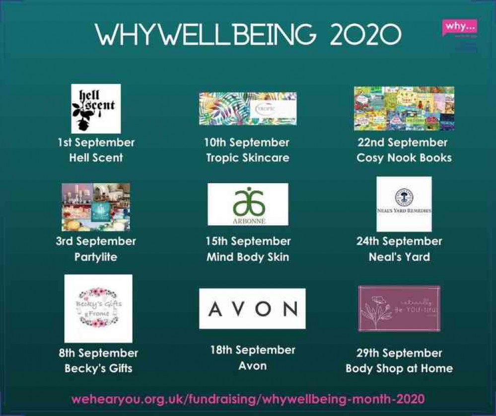 logos and dates for whywellbeing events