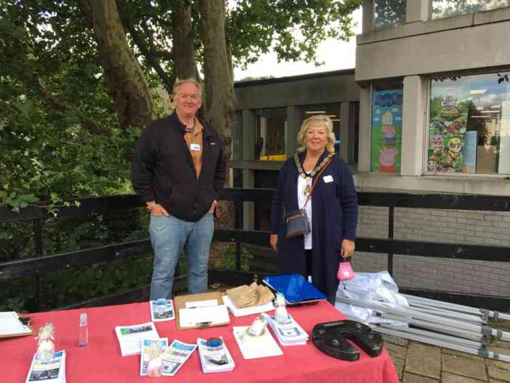 Frome Mayor at the Fair Housing for Frome on Saturday