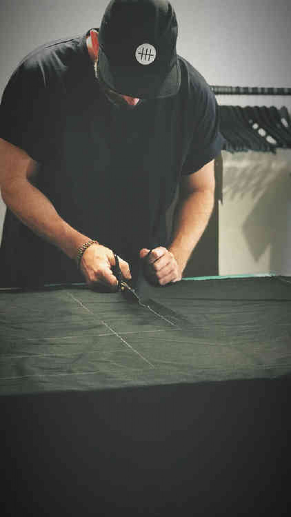 Not only does he design the patterns, Johnny Szymanski is now creating his own work too Not only does he design the patterns, Johnny Szymanski is now creating his own work too