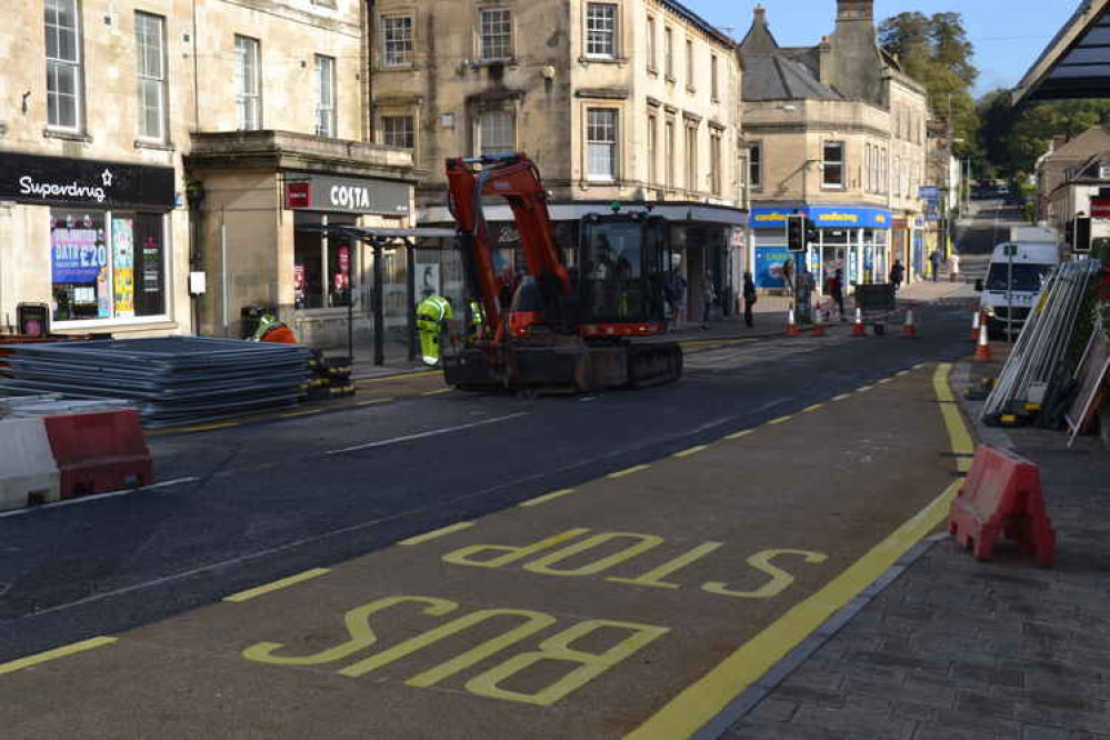 But the bus lanes are now fully marked