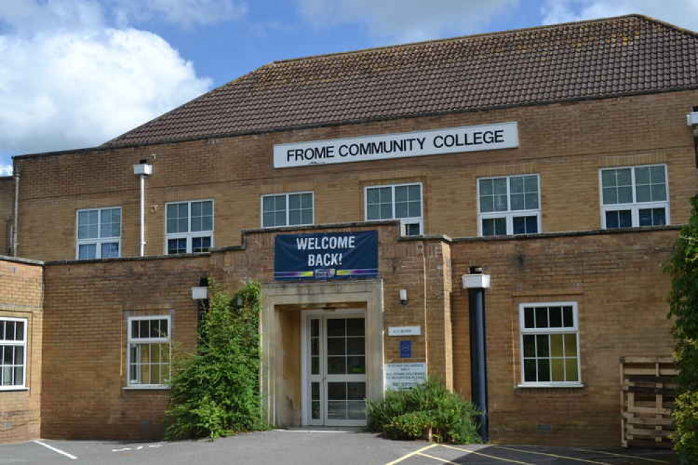 The Frome College site in August The Frome College site in August