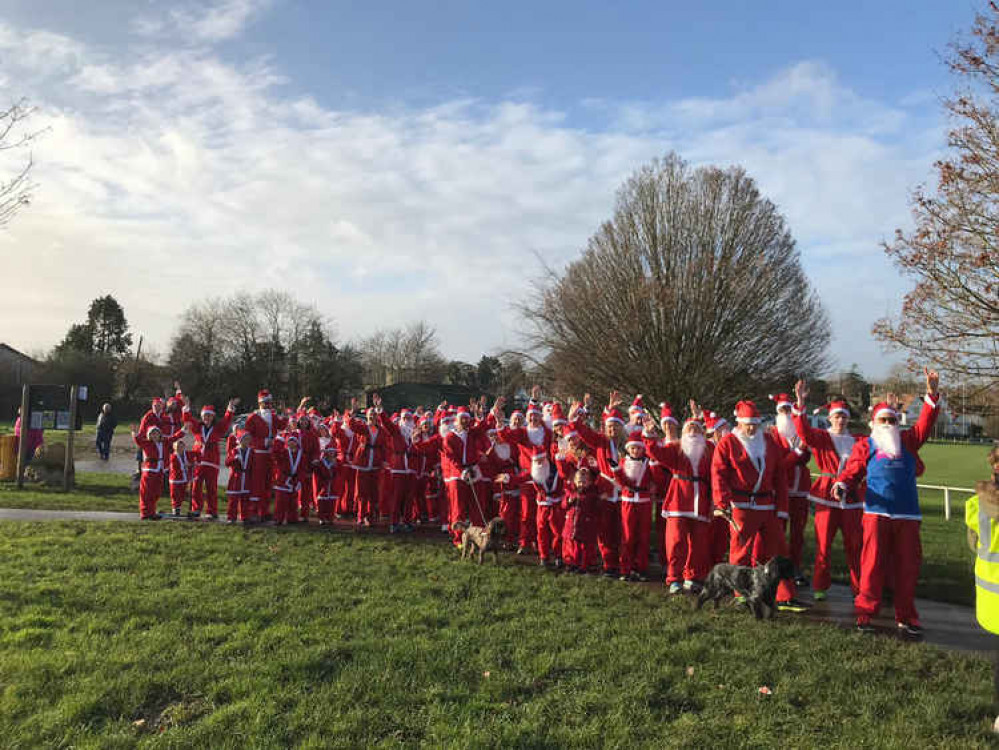 Santa Dash start line 2019